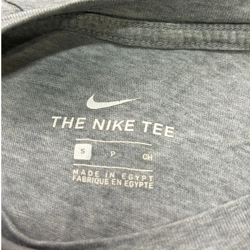 Nike Mens Graphic Tee Gray Camo Logo Short Sleeve Crewneck T-Shirt Size Small